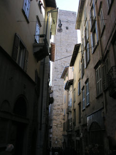 Bergamo, the old town