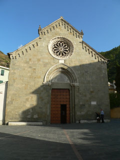 San Lorenzo church in Manarola - Five Lands
