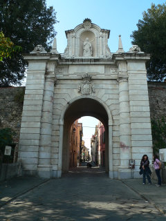 Sarzana - Italy - Porta Romana door