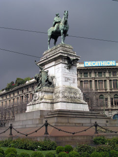 Garibaldi statue in Milan