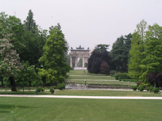 Arc of peace in Milan