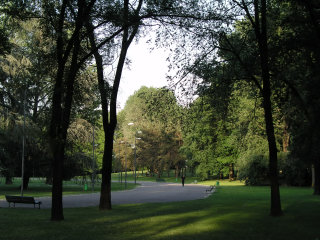 Forlanini park just out of Milan