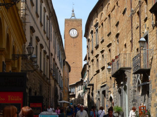 Orvieto, Italy, shopping street