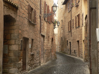 Orvieto, tufa homes