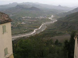 Vista nella Valmarecchia