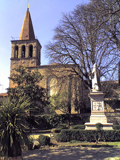 giardino di Piero della Francesca, Sansepolcro, Toscana