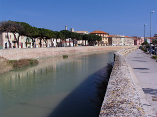 Il fiume Misa che attraversa Senigallia