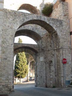Todi, Umbria, Italy. An old gate.