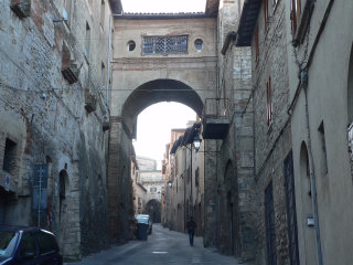 Todi, Umbria, Italy. Older outer walls.