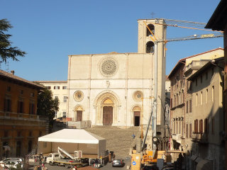 Todi, Umbria, Italy. The cathedral.