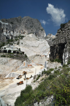 Visita cave di marmo carrara